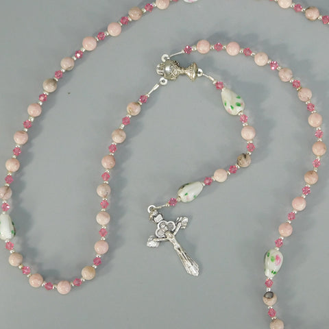 35 pcs Glass Pearl Rosaries Mini Rosaries/Decade Rosary First