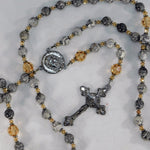 Gunmetal 5-Decade Rosaries (5 designs)