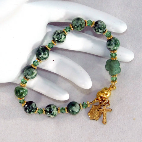 Gold-plated Rosary Bracelets