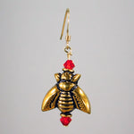 Bee Wild Gold Bee Earrings (large)