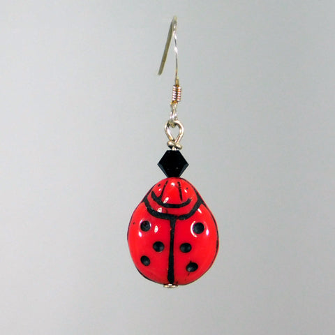 Bee Wild Ladybug Earrings