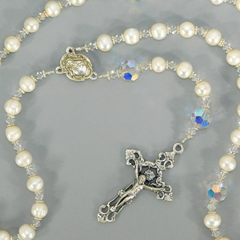 Silver-tone 5-Decade Rosaries (10 designs)