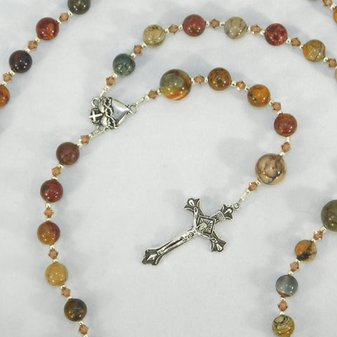 Silver-tone 5-Decade Rosaries (10 designs)