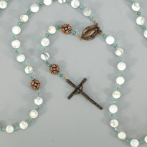 Copper and Bronze 5-Decade Rosaries (13 designs)