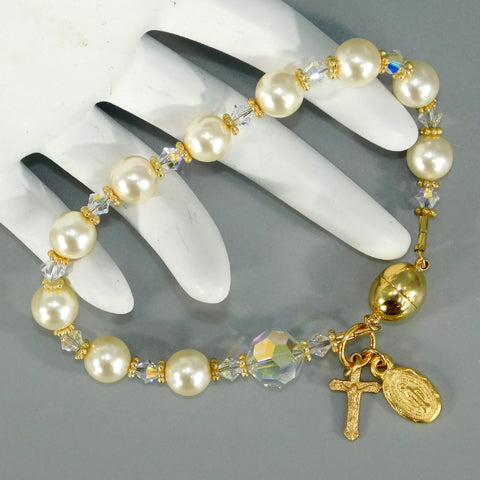 Gold-plated Rosary Bracelets